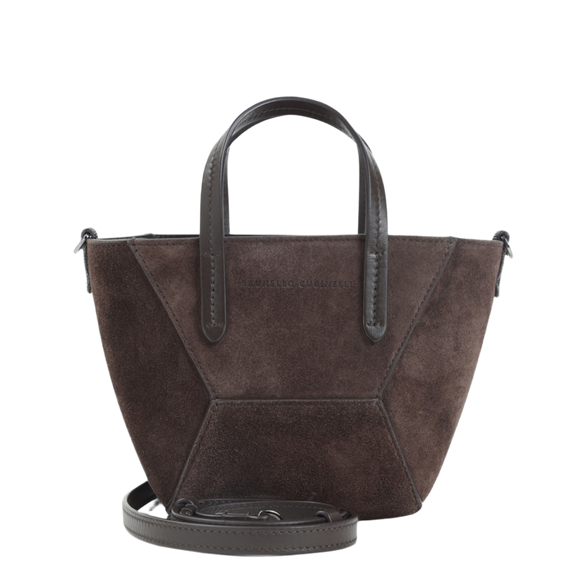 Leather Shoulder Bag - Brown - Image 1