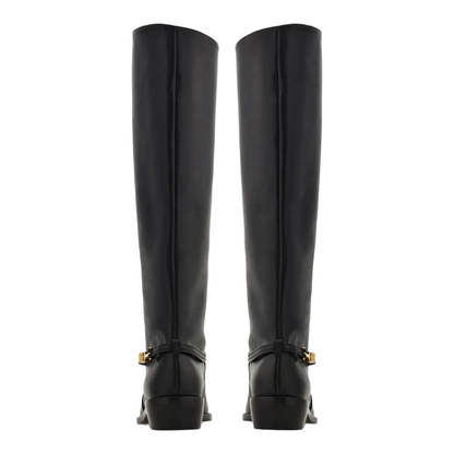 F Buckle Therma Knee Riding Boots - Image 3