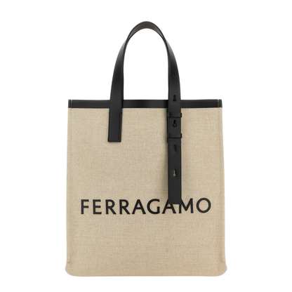 Sand Canvas Shopping Bag - Image 1