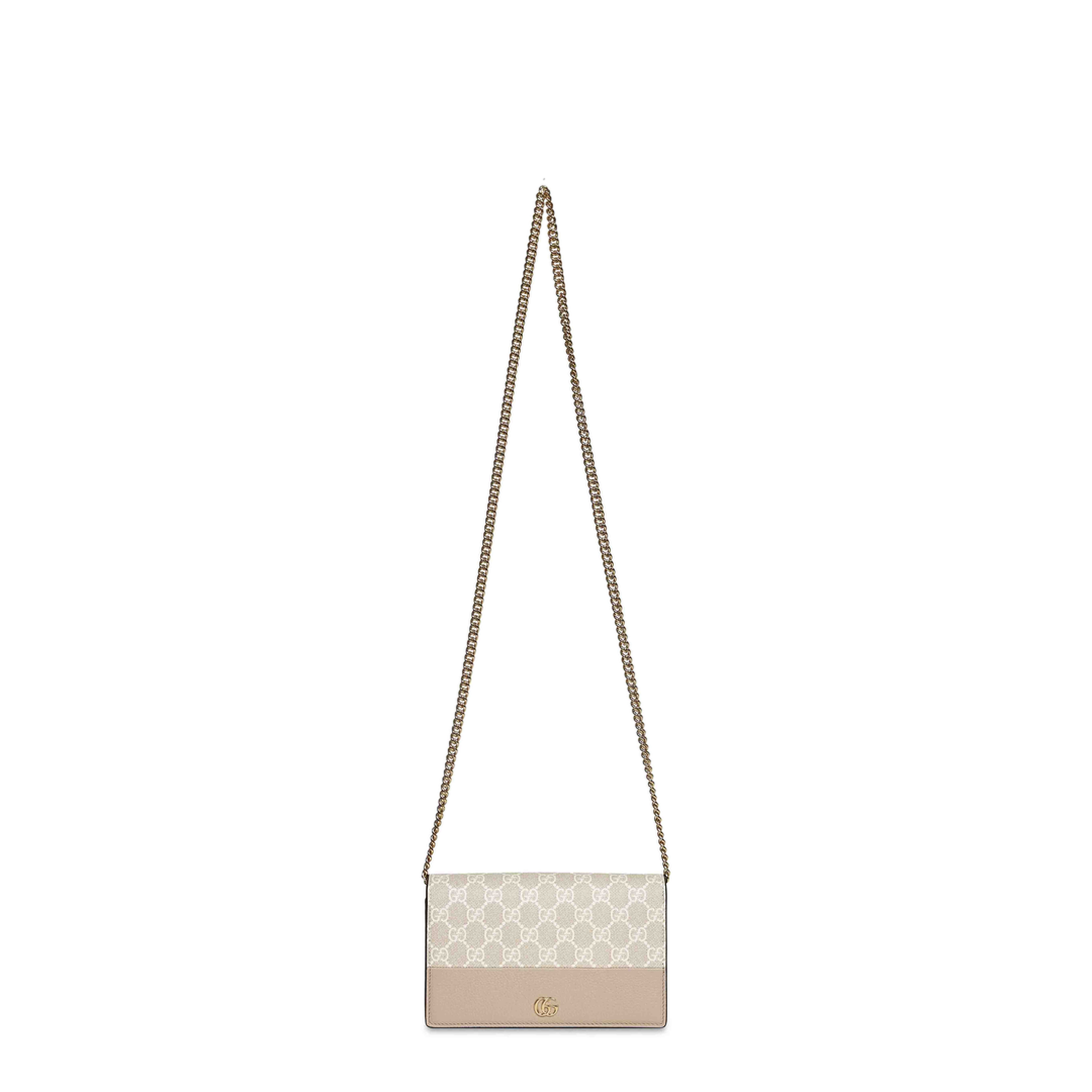 Marmont Mini Chain Clutch Bag - Beige - Image 1