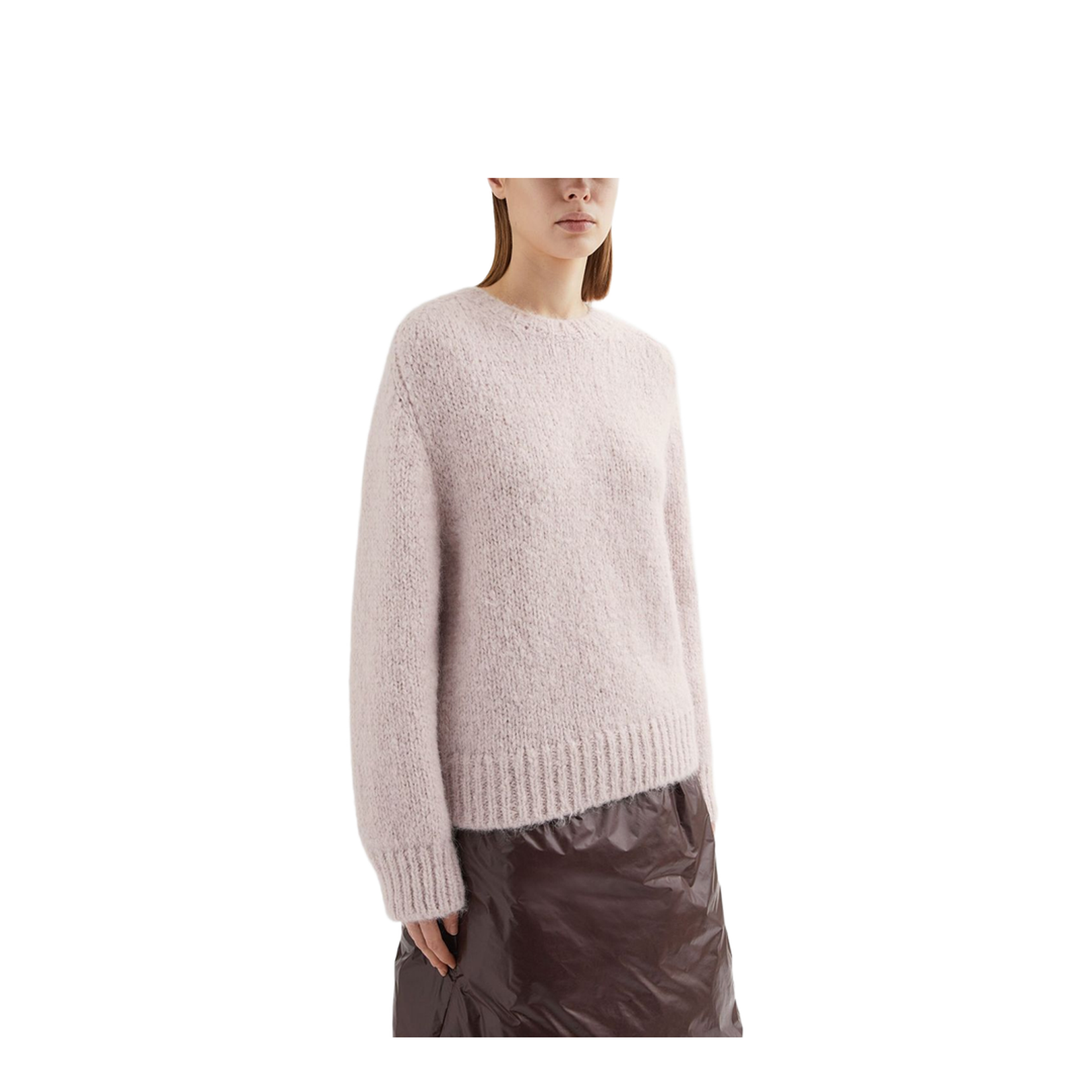 Wool Blend Crew-Neck Sweater - Image 3