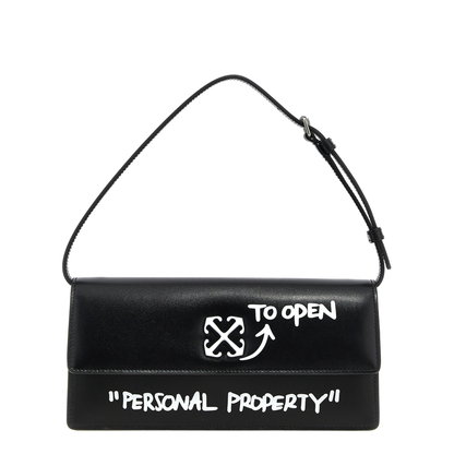 Jitney 1.0 Calfskin Shoulder Bag - Black - Image 1