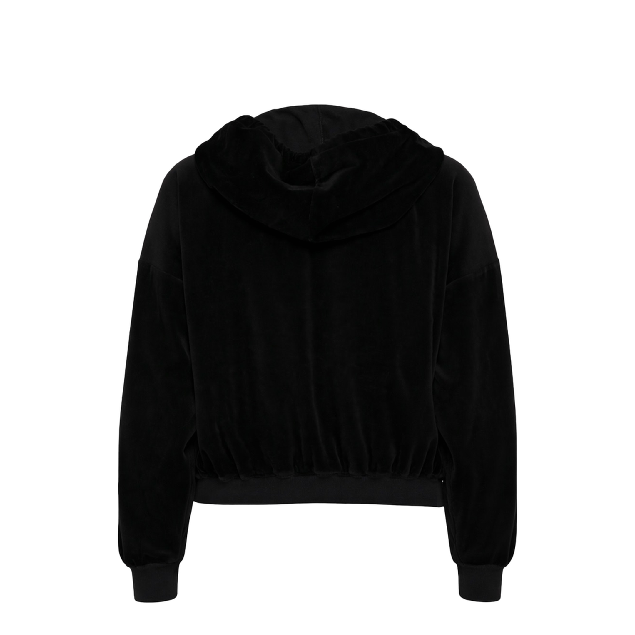 Zip-up Hoodie - Black - Image 5