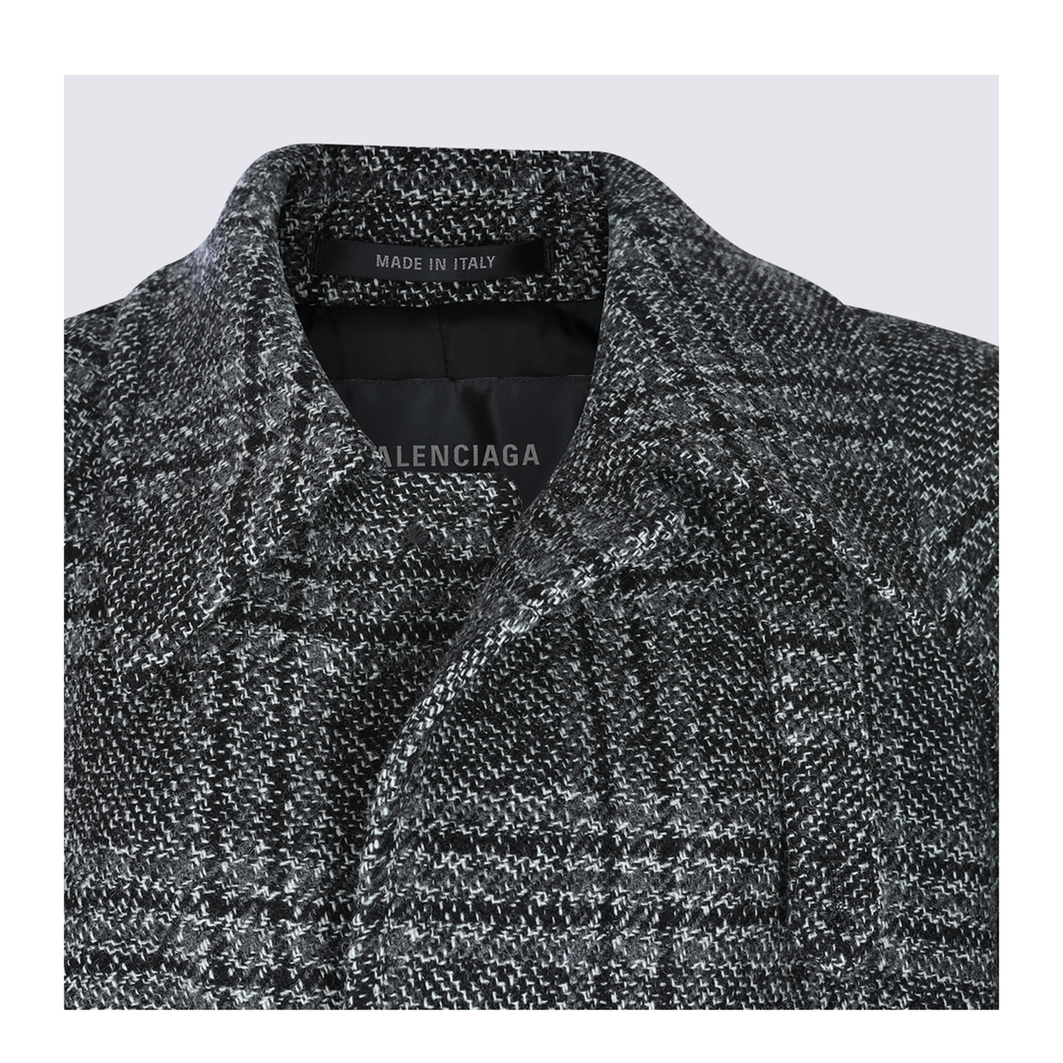 Grey One Layer Coat - Image 5