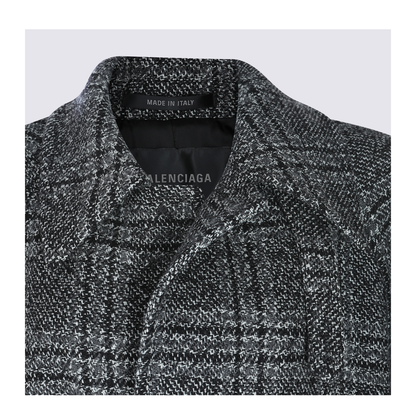 Grey One Layer Coat - Image 5