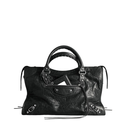 Le City Medium Arena Lambskin Bag - Black - Image 1