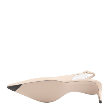 Slingback Pumps in Silk Nappa - Image 4