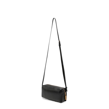 Kye Mini Crackle Patent Leather Crossbody - Black - Image 2