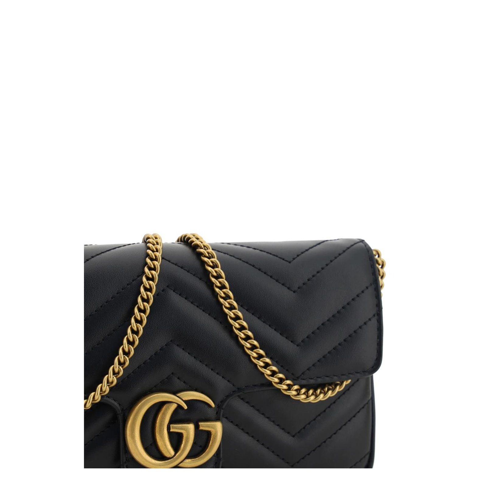 GG Marmont Leather Continental Wallet - Black - Image 4