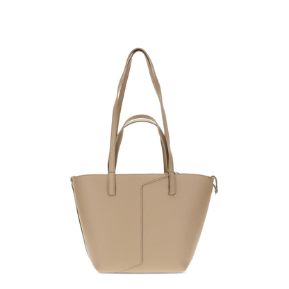 Natural Leather Shopping Bag - Brown - Image 3