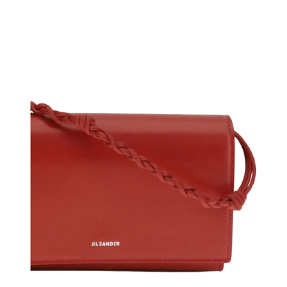 Tangle Calfskin Wallet Bag - Red - Image 2