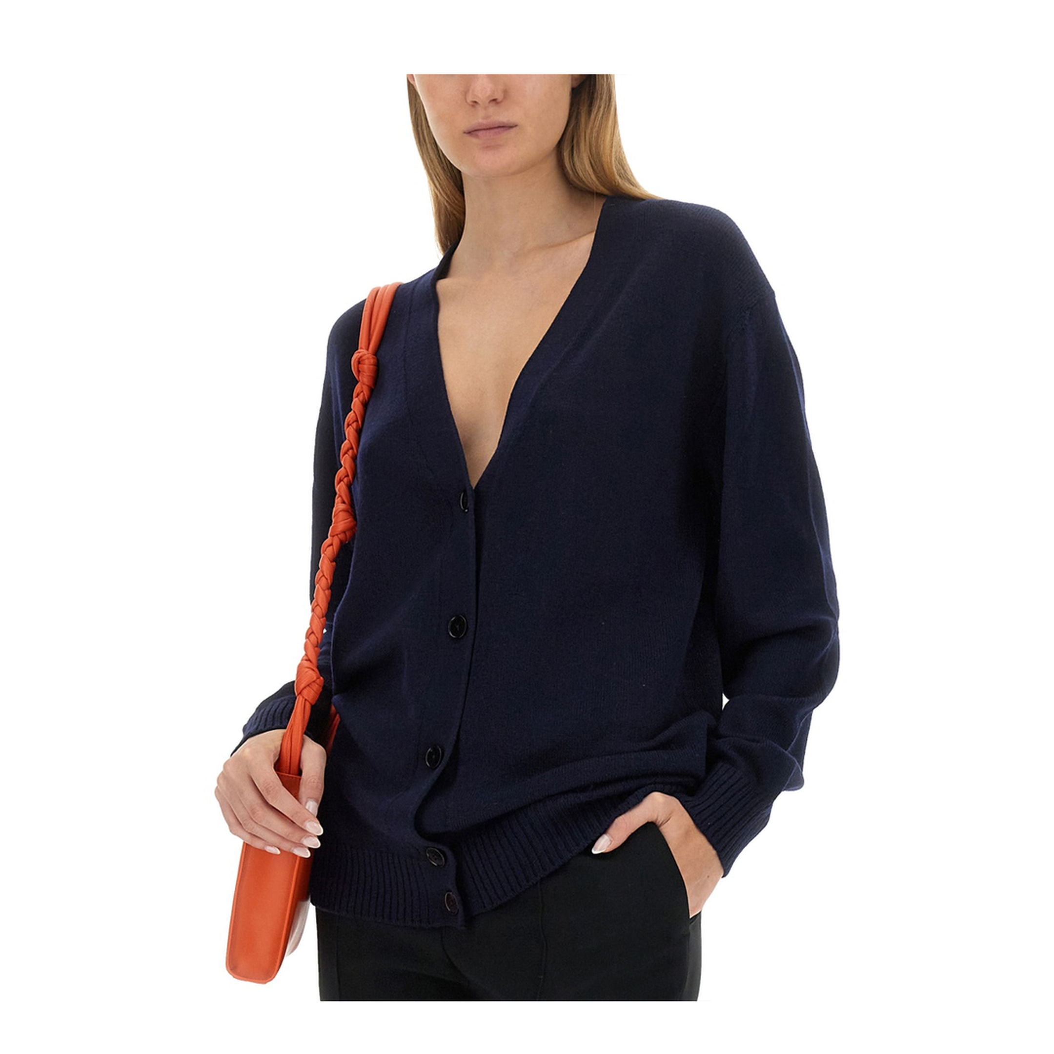 Dark Blue Wool Knitwear - Image 3