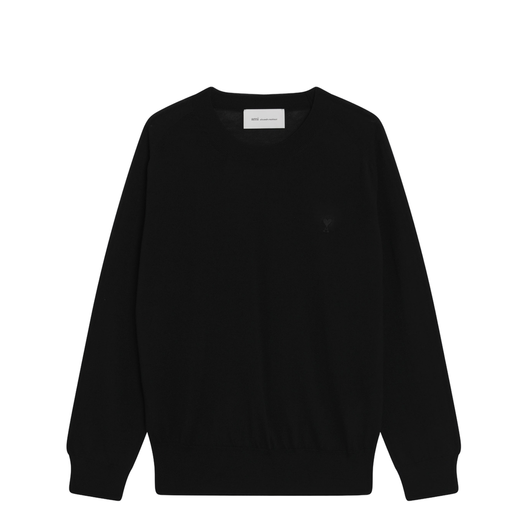 Black de Coeur Wool Sweater - Image 1