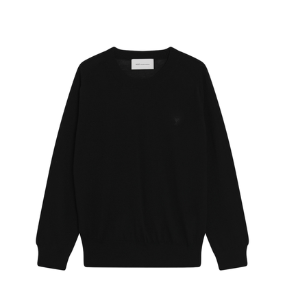 Black de Coeur Wool Sweater - Image 1