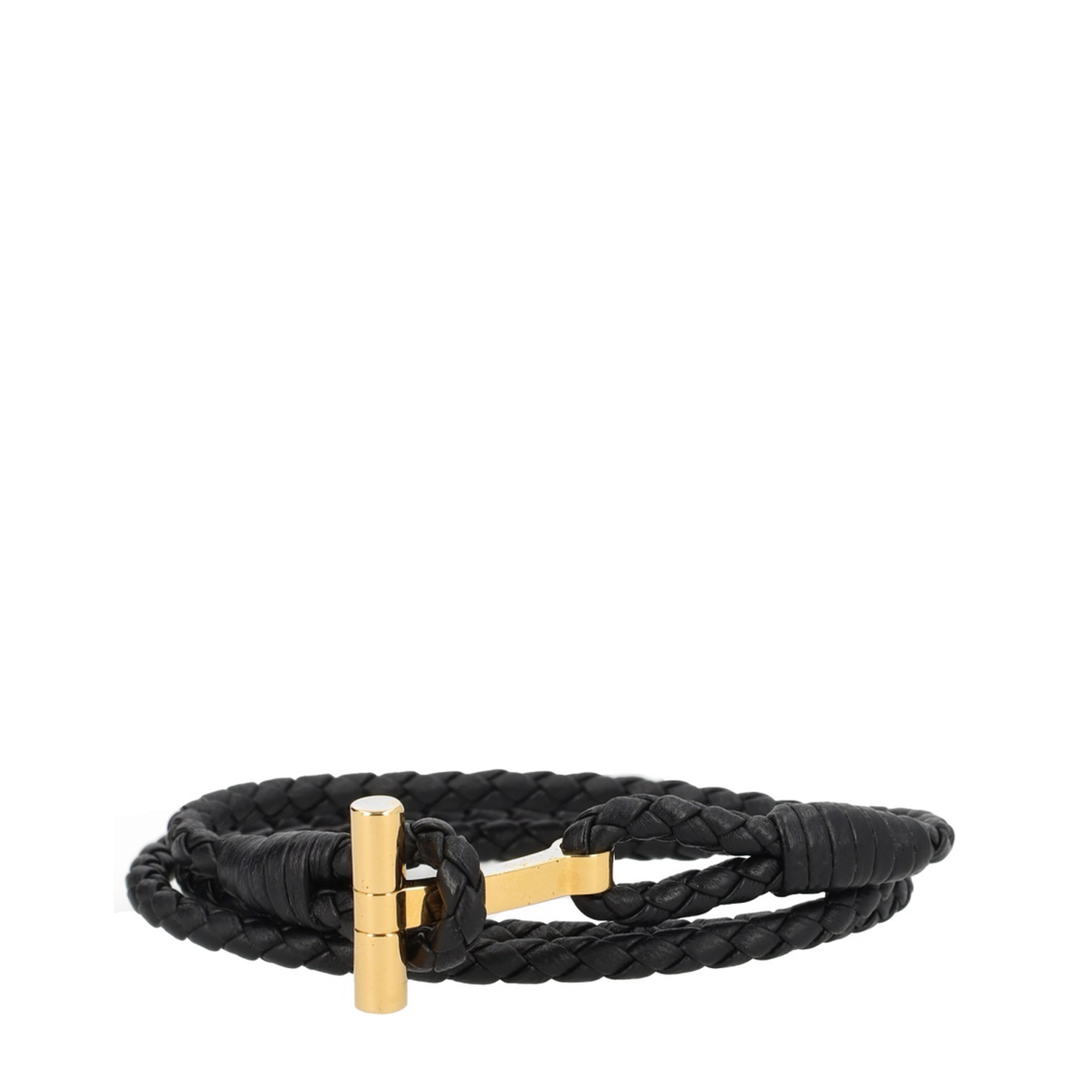 Braided Leather Bracelet - Image 1