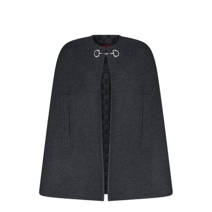 Wool and Silk Cape with Clamp - Image 1