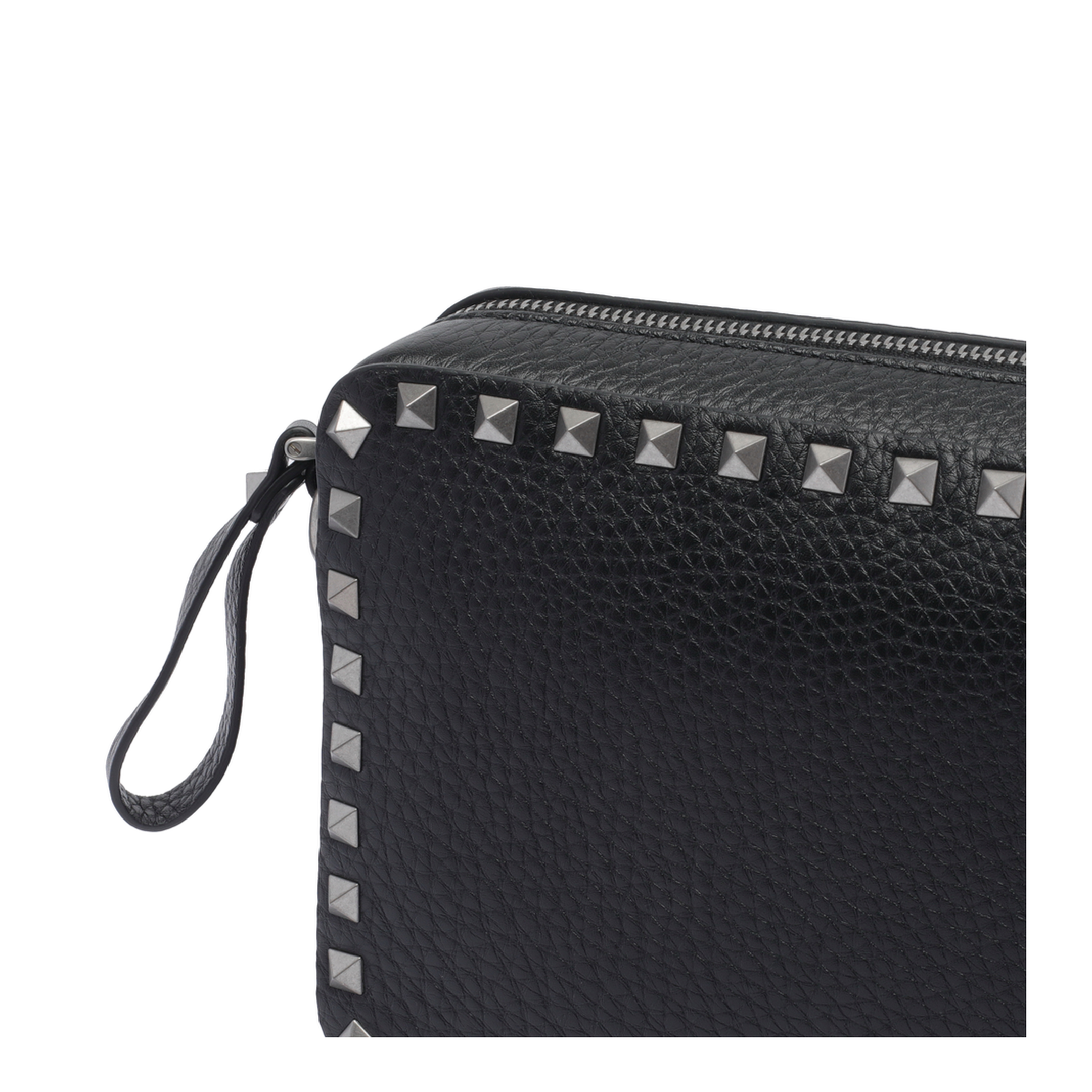 Rockstud Crossbody Bag - Black - Image 4