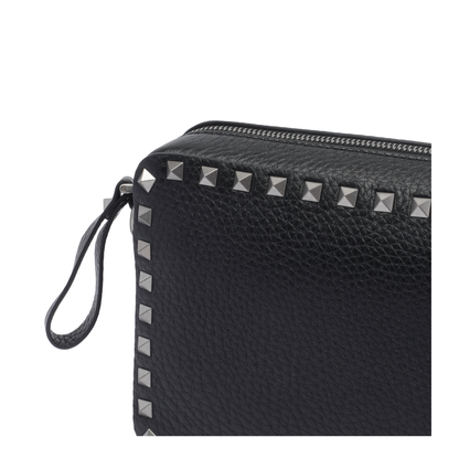 Rockstud Crossbody Bag - Black - Image 4