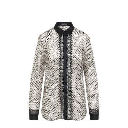 Flock Polka Dot Shirt - Image 2
