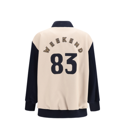 Oversized Bomber In Double Wool - Image 2