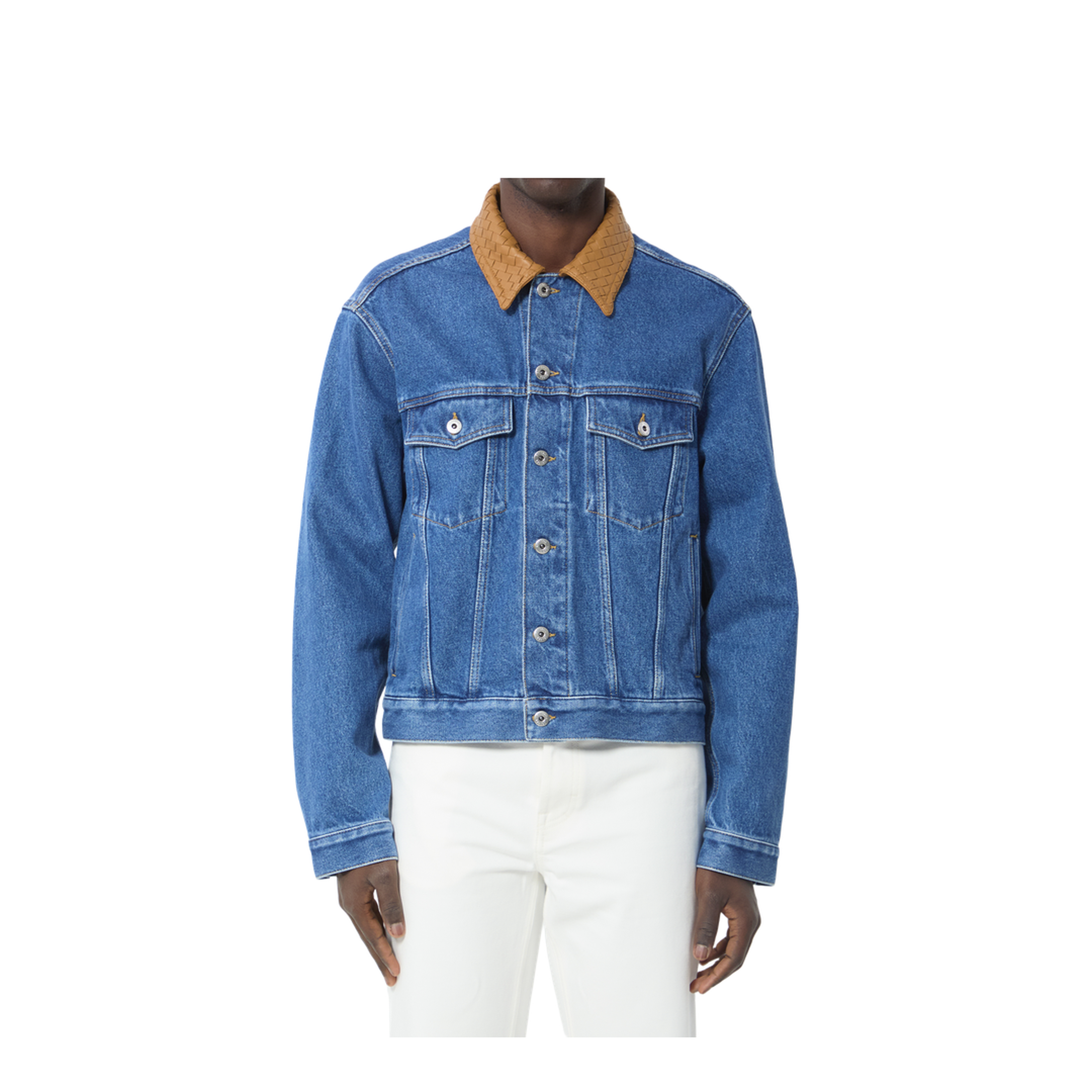 Medium Indigo Wash Denim Jacket - Image 1