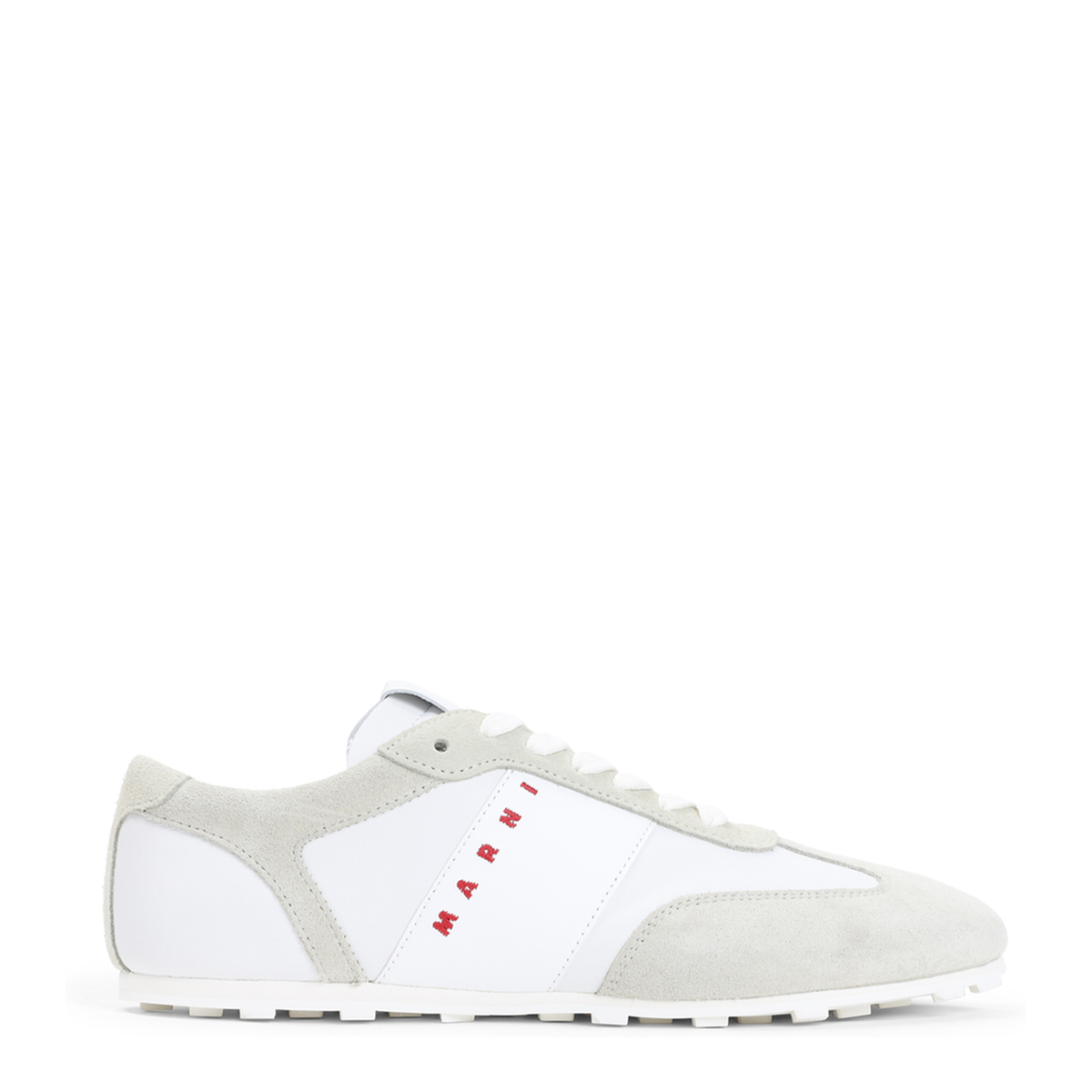 Lily White Leather Sneakers - Image 2