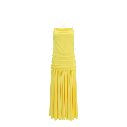 Pleated Midi Dress - Image 1