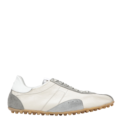 Sprinters Sneakers In Cream Leather And Vintage Suede - Image 1