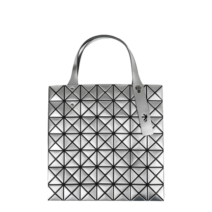 Platinum Polyurethane Tote - Silver - Image 1