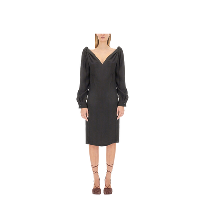 Viscose Midi Dress - Image 1