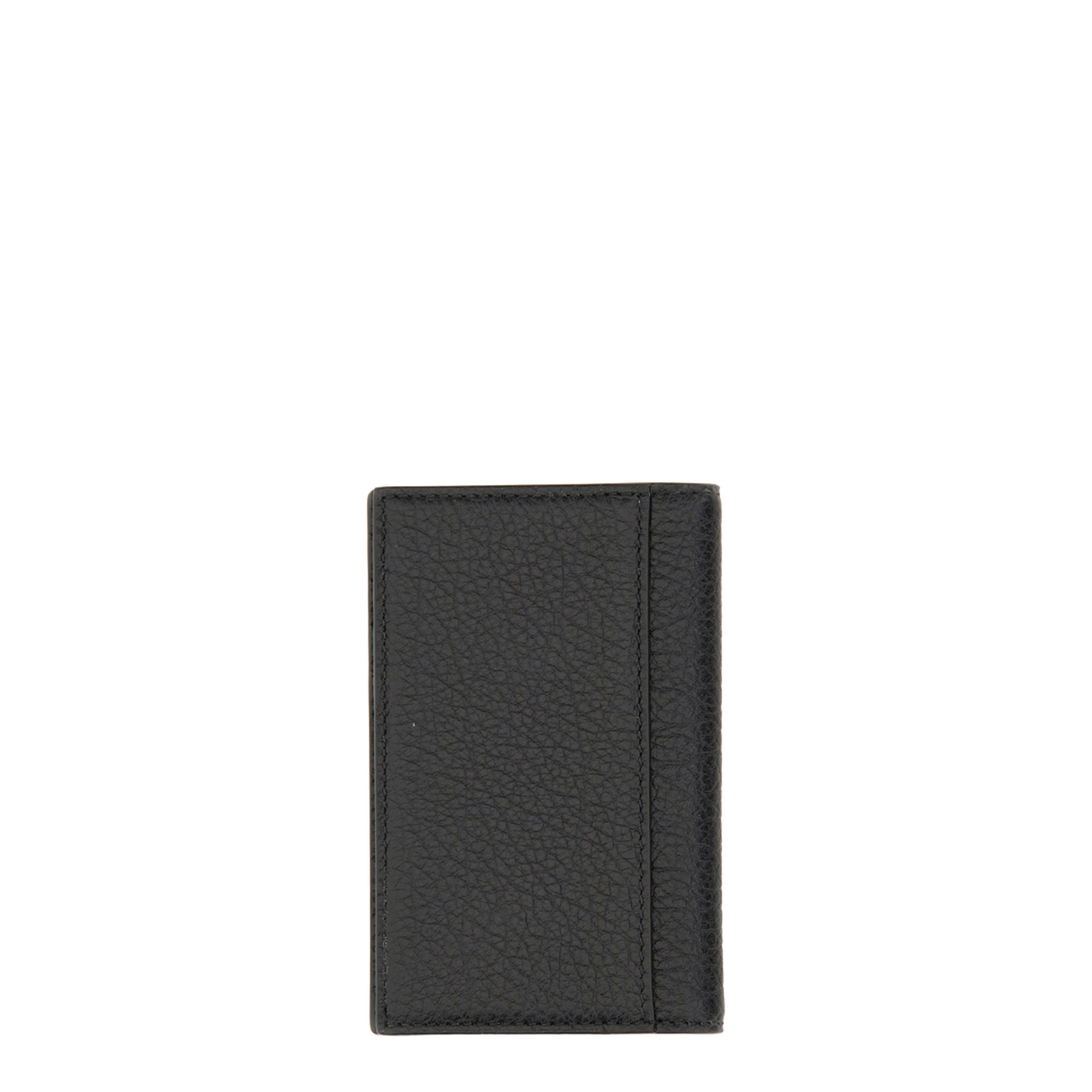 Interlocking G Double G Leather Card Holder - Black - Image 2