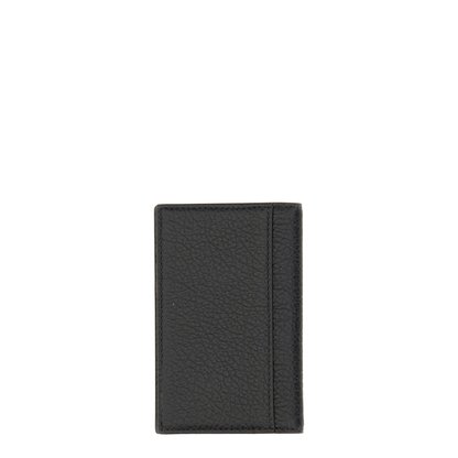 Interlocking G Double G Leather Card Holder - Black - Image 2