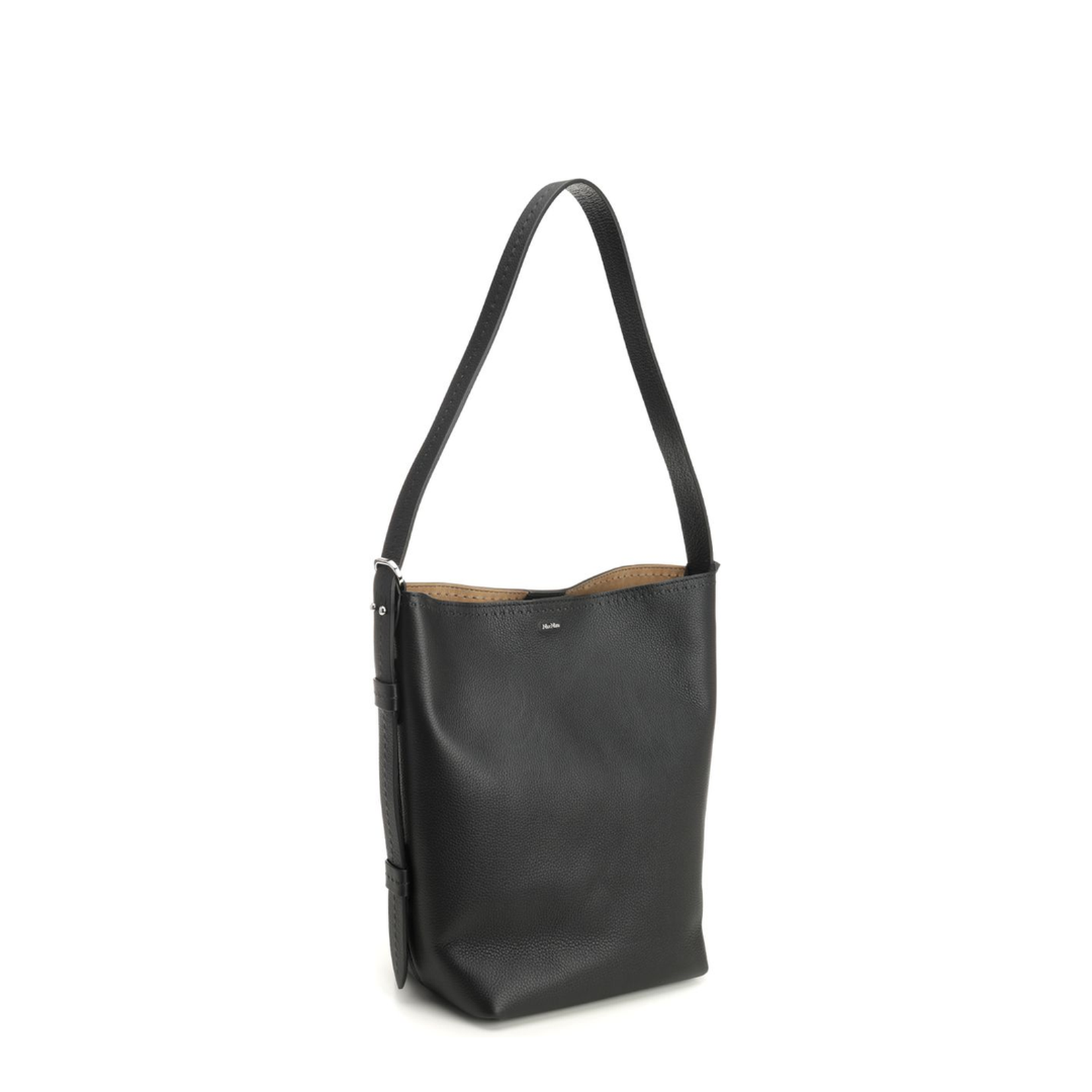 Archetipo Bucket Bag Leather Black - Image 2