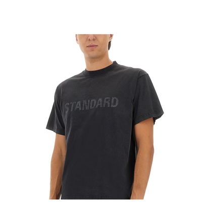 Standard T-Shirt Regular Fit in Black Faded - Image 4