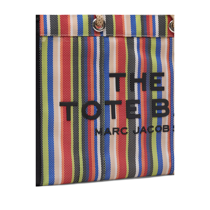 Large Mesh Tote Bag - Red Multi - Image 3