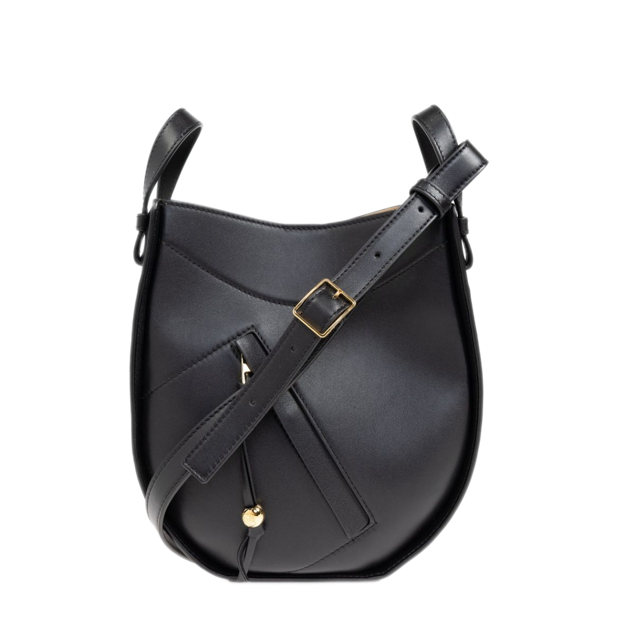 Hammock Slice Bag in Shiny Calfskin - Image 1