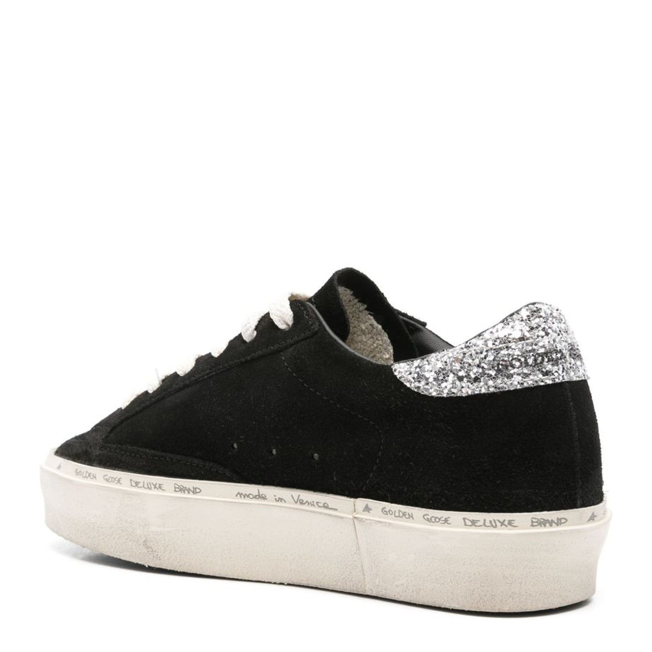Black Hi Star Suede Sneakers - Image 4