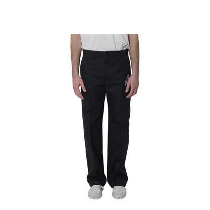 Printed Cotton Twill Pants - Image 1
