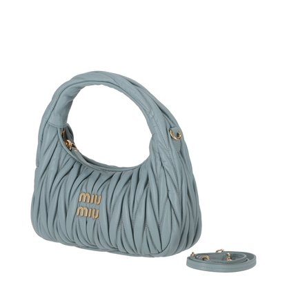 Small Wander Matelassé Hobo Bag - Image 3