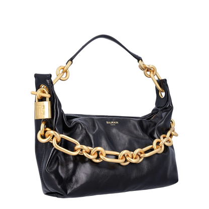 Sync Medium Shoulder Bag Calfskin Black - Image 2