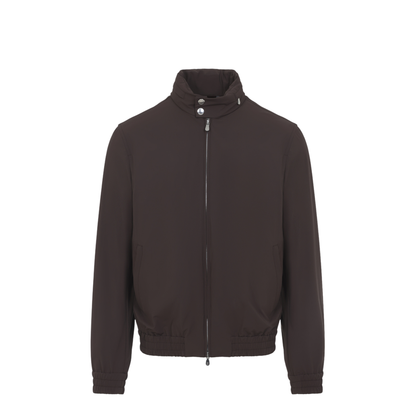 Water Resistant Blouson Jacket Brown - Image 2
