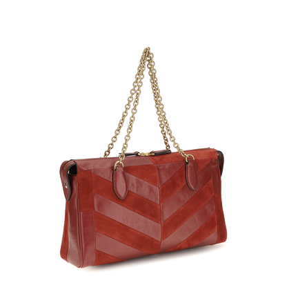 Medium Chevron Pattern Panthea Shoulder Bag - Image 3