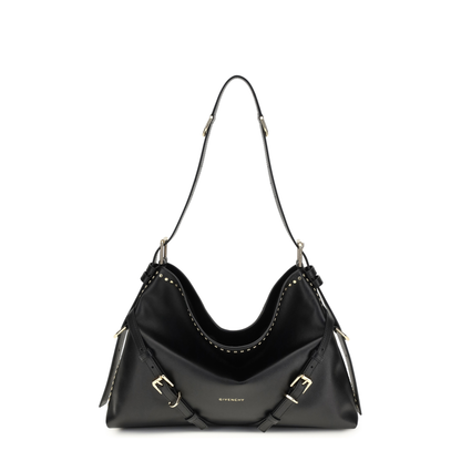 Large Voyou Shoulder Bag in Shiny Leather - Image 1