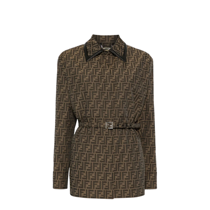 Jacquard Canvas Shirt Jacket - Image 1