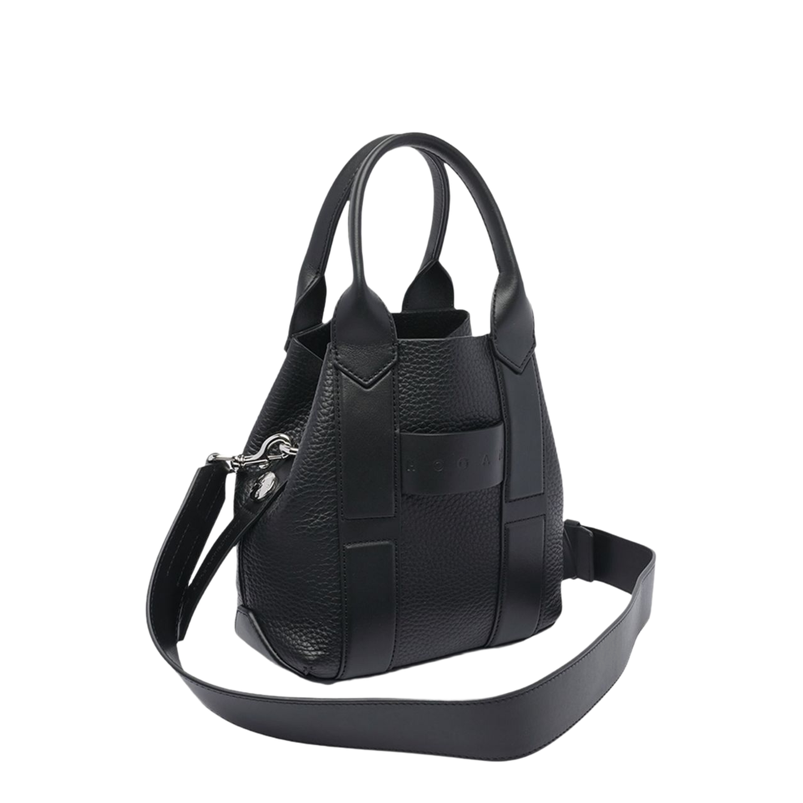 Script Shopping Bag Small Black - Image 4