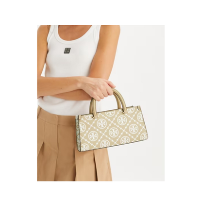 Contrast Embossed E/W Small Tote - Image 5