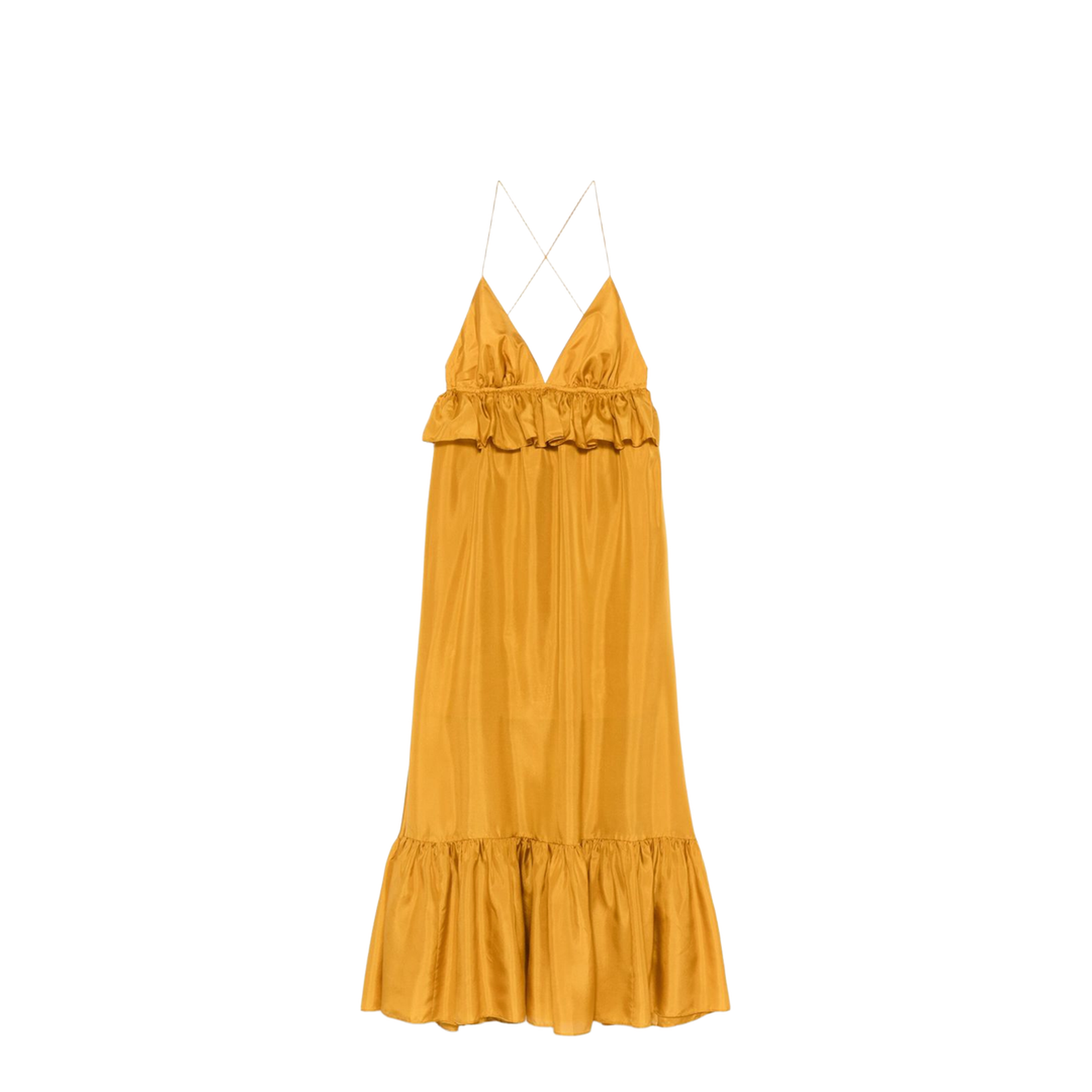 Silk Maxi Dress - Image 1