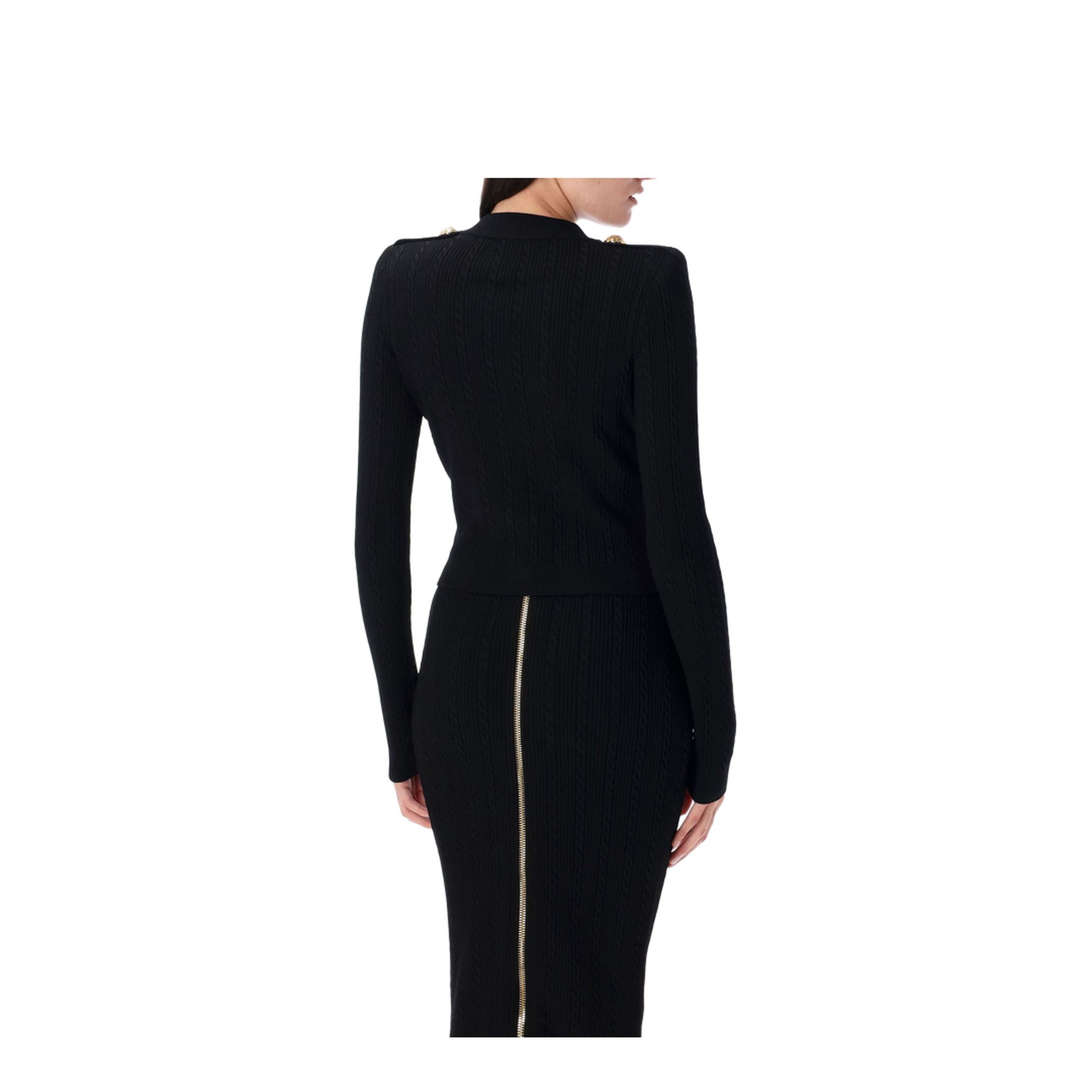 V-necked cardigan - Image 2