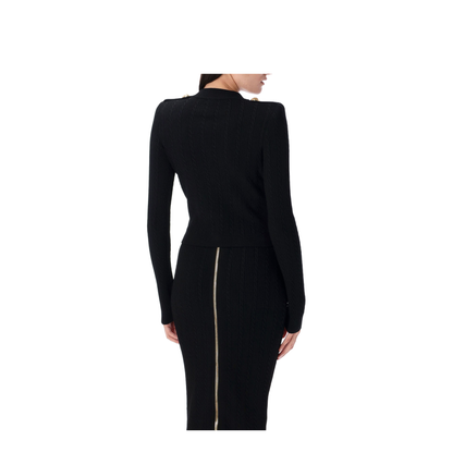 V-necked cardigan - Image 2