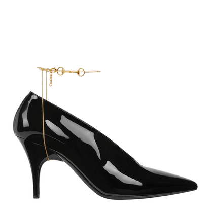 Black 97 Heeled Mules - Image 1
